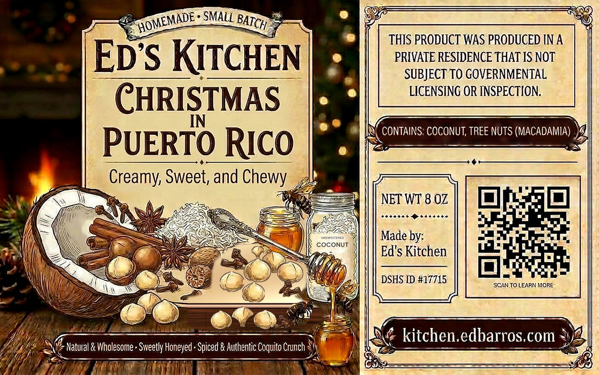 Christmas in Puerto Rico Coquito